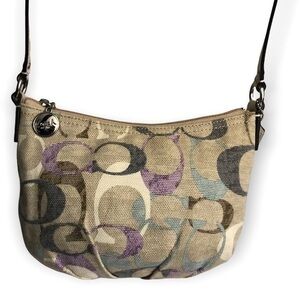 Coach multicolor op c crossbody swing pack bag